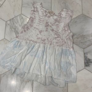 Free People tie dye tank top shirt